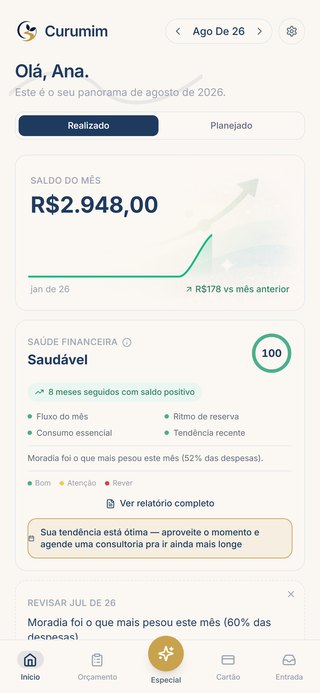 Curumim app screenshot